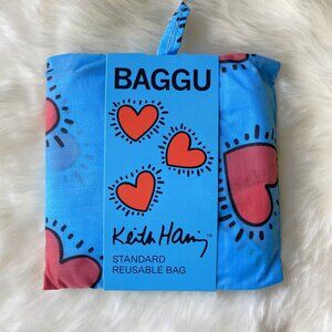 NWT Standard Baggu - Keith Haring Hearts